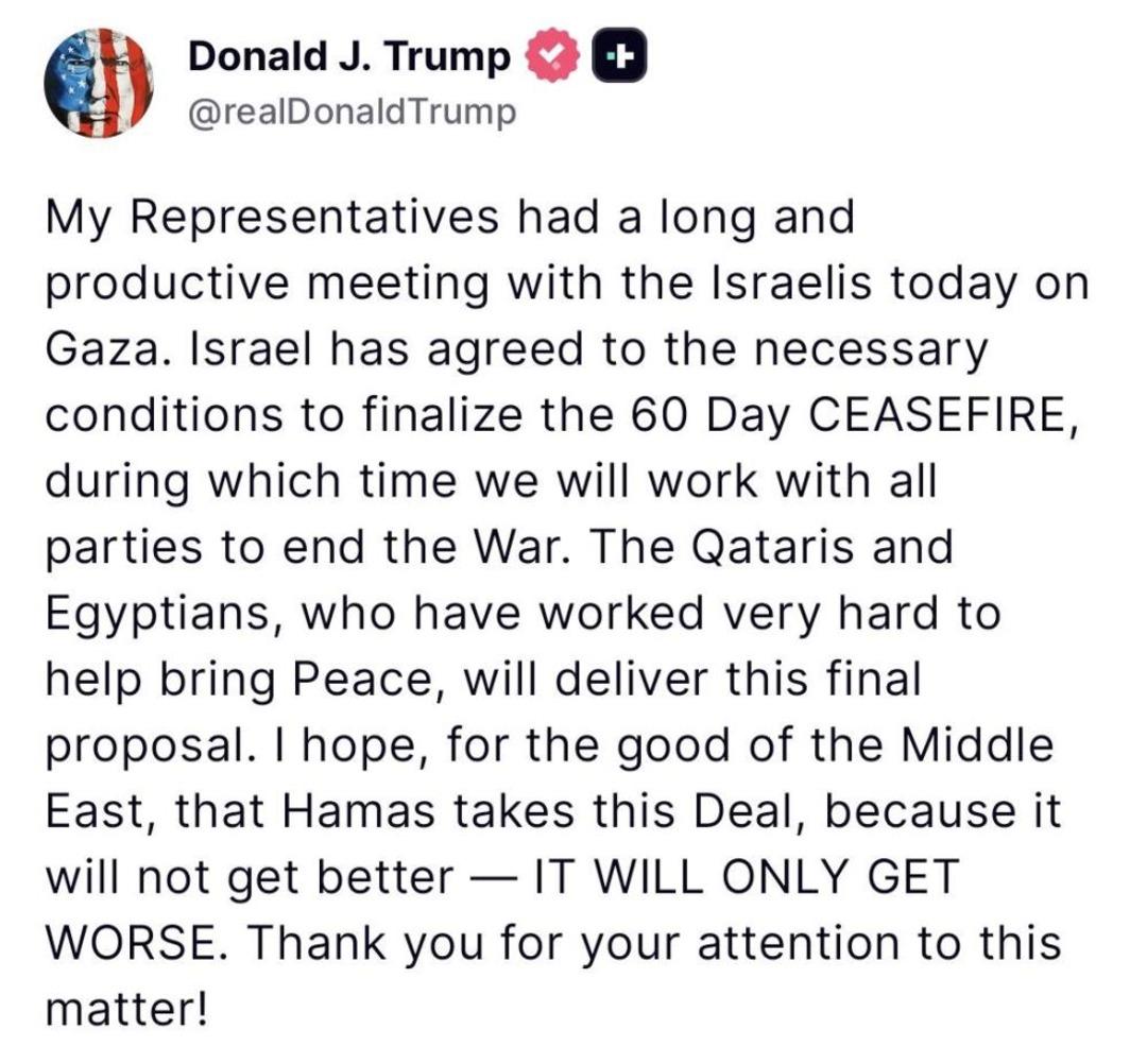 Amerika Birleşik Devletleri Başkanı Bildirgesi Trump Tan Gazze! İsrail şunu söyleyerek duyurdu: Kabul etmezlerse ... 2