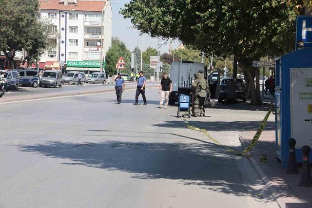 Trafiğe giden yolu kapatan şüpheli bavul asılsız 3