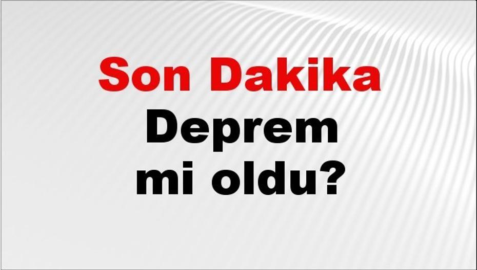17 Eylül 2026 Güncel Deprem Durumu ve Son Olaylar