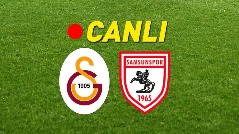 Galatasaray-Samsunspor karşılaşmasının canlı anlatımı