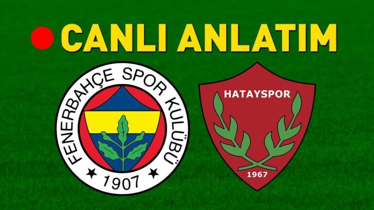 F.Bahçe, Atakaş Hatayspor’u ağırladı – Son Dakika Futbol Haberleri